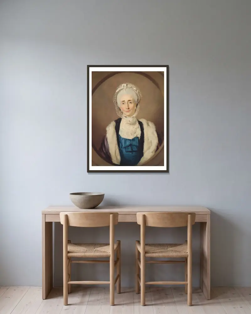 Paní Lushingtonová, John Hamilton Mortimer v rámu na stěně