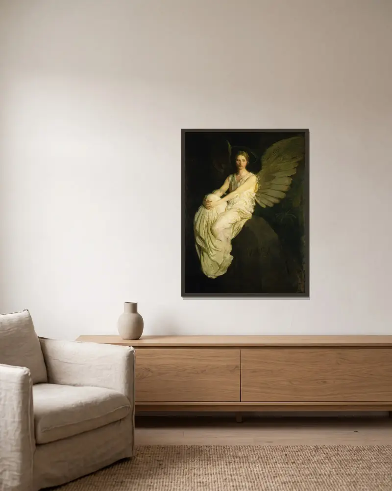 Memoriał Stevensona, Abbott Handerson Thayer w ramie na ścianie