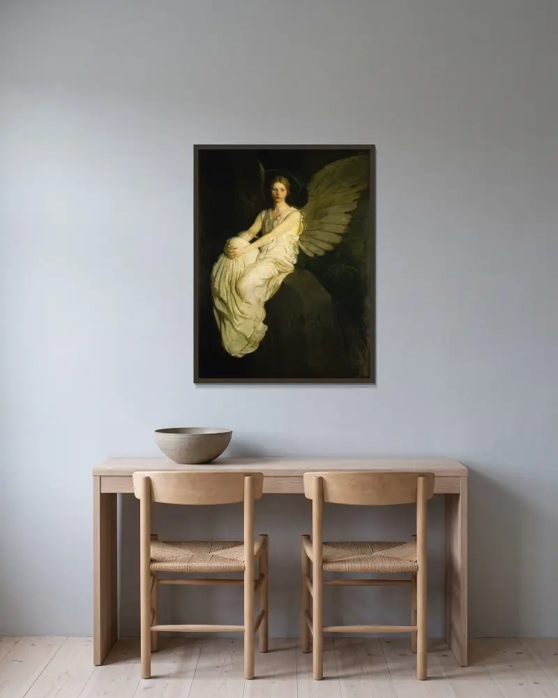 Memoriał Stevensona, Abbott Handerson Thayer w ramie na ścianie