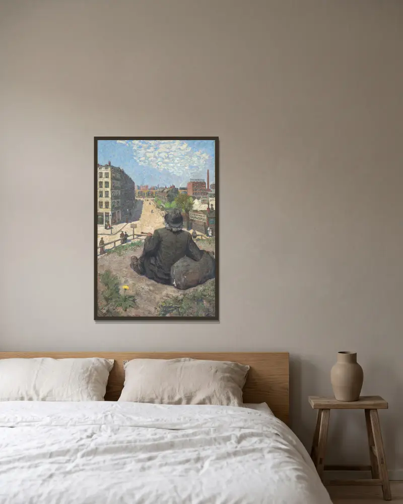 Jaro, Hans Baluschek v rámu na stěně