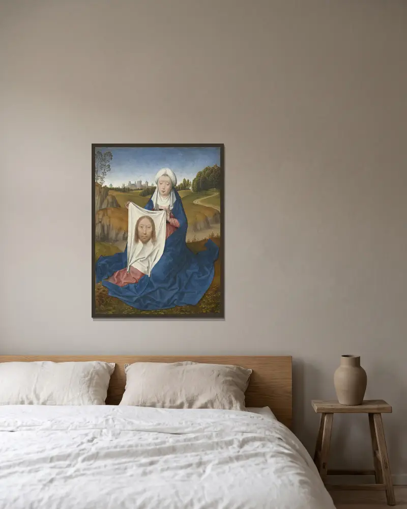 Svatá Veronika, Hans Memling v rámu na stěně