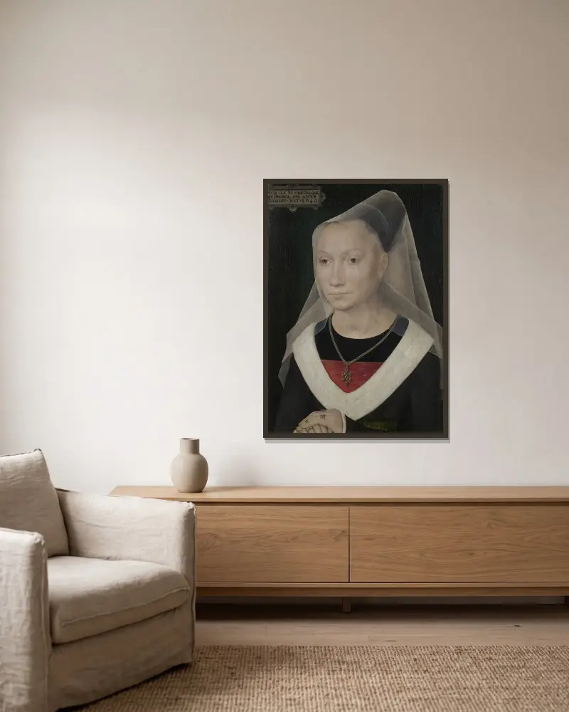 Sibyla Sambetha, Hans Memling v rámu na stěně