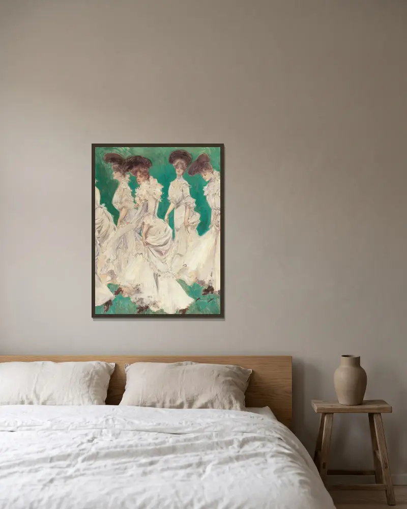 Abschlussfeier von Harrison Fisher gerahmt an einer Wand