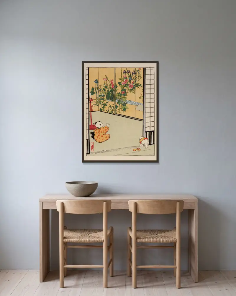 Interior Decoration von Helen Hyde gerahmt an einer Wand