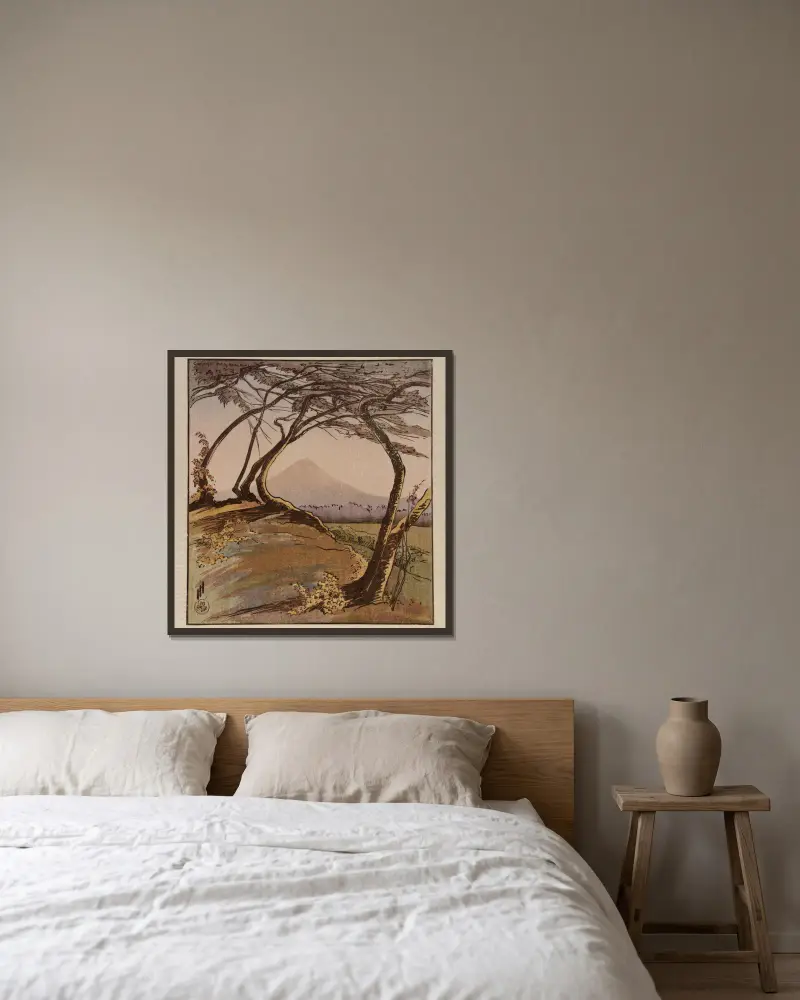 Mount Orizaba von Helen Hyde gerahmt an einer Wand