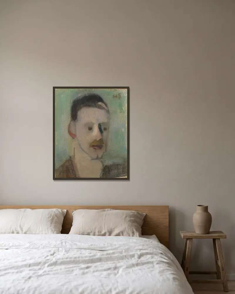 Einar Reuter III, Helene Schjerfbeck v rámu na stěně