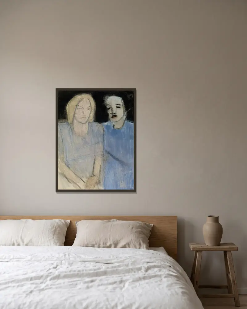 Friends, Helene Schjerfbeck v rámu na stěně