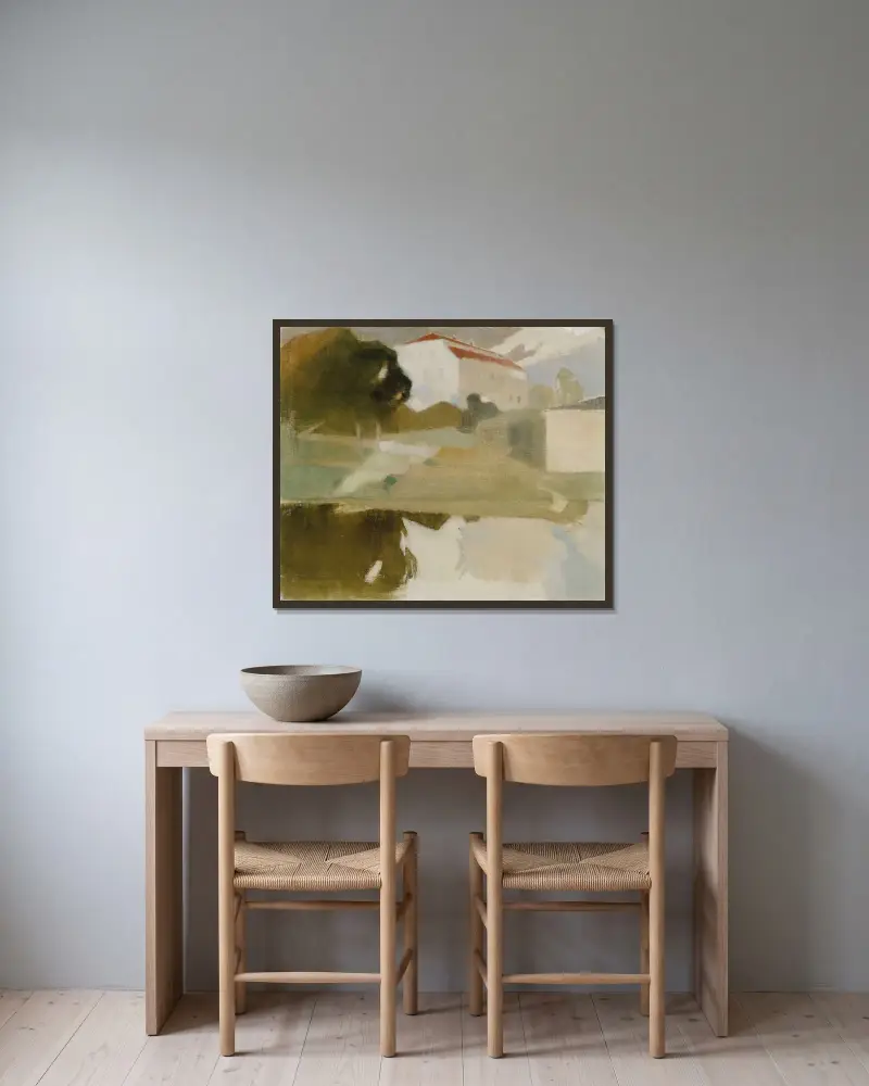 Sjundby Manor, Helene Schjerfbeck w ramie na ścianie