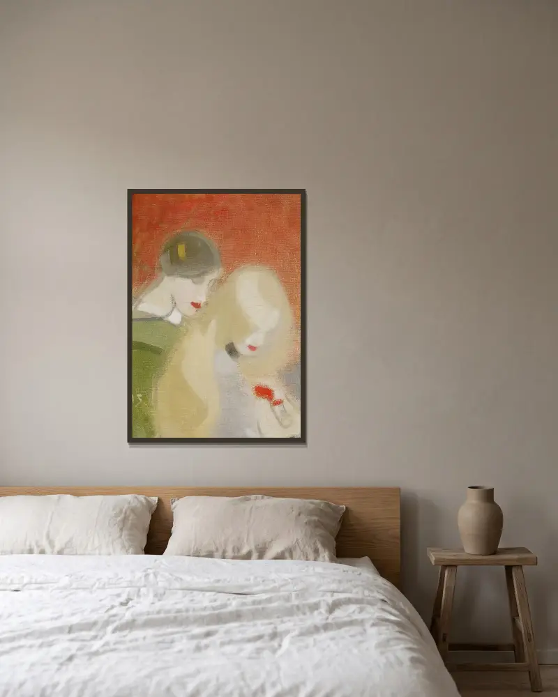 The Family Heirloom, Helene Schjerfbeck v rámu na stěně