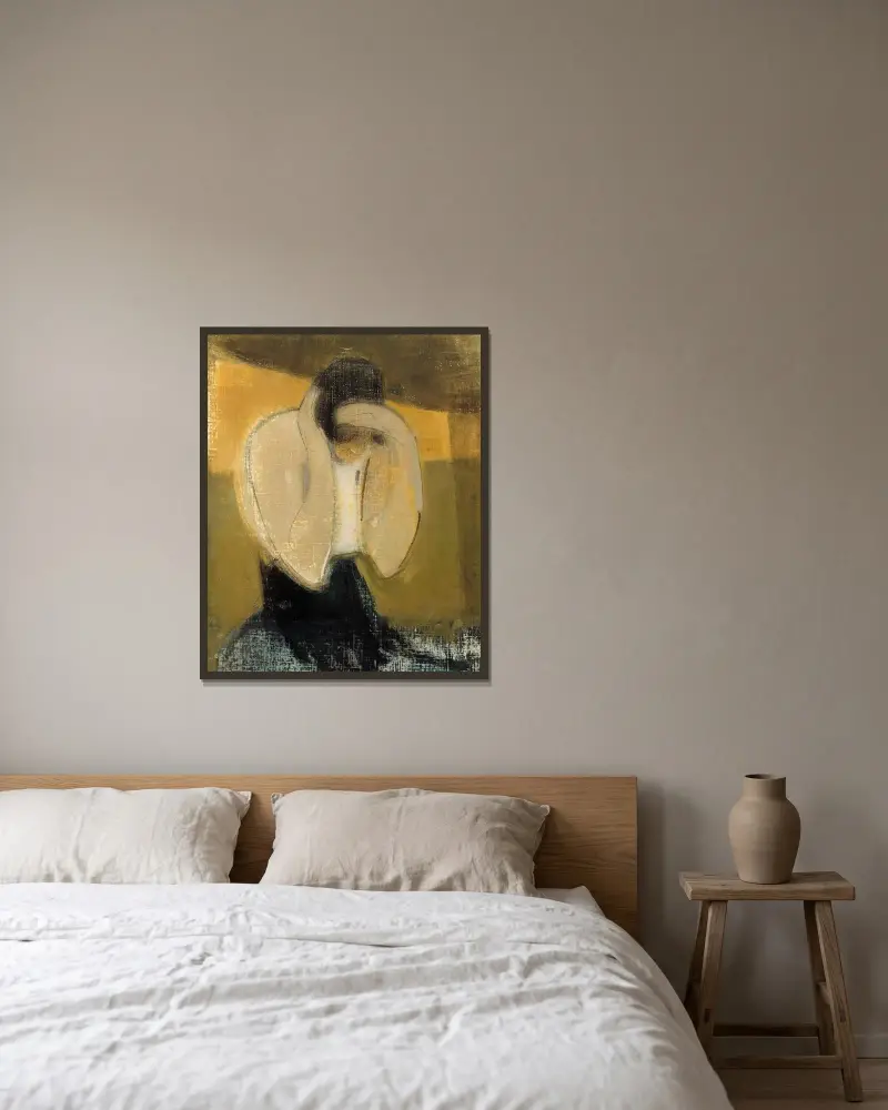 The Gipsy Woman, Helene Schjerfbeck w ramie na ścianie