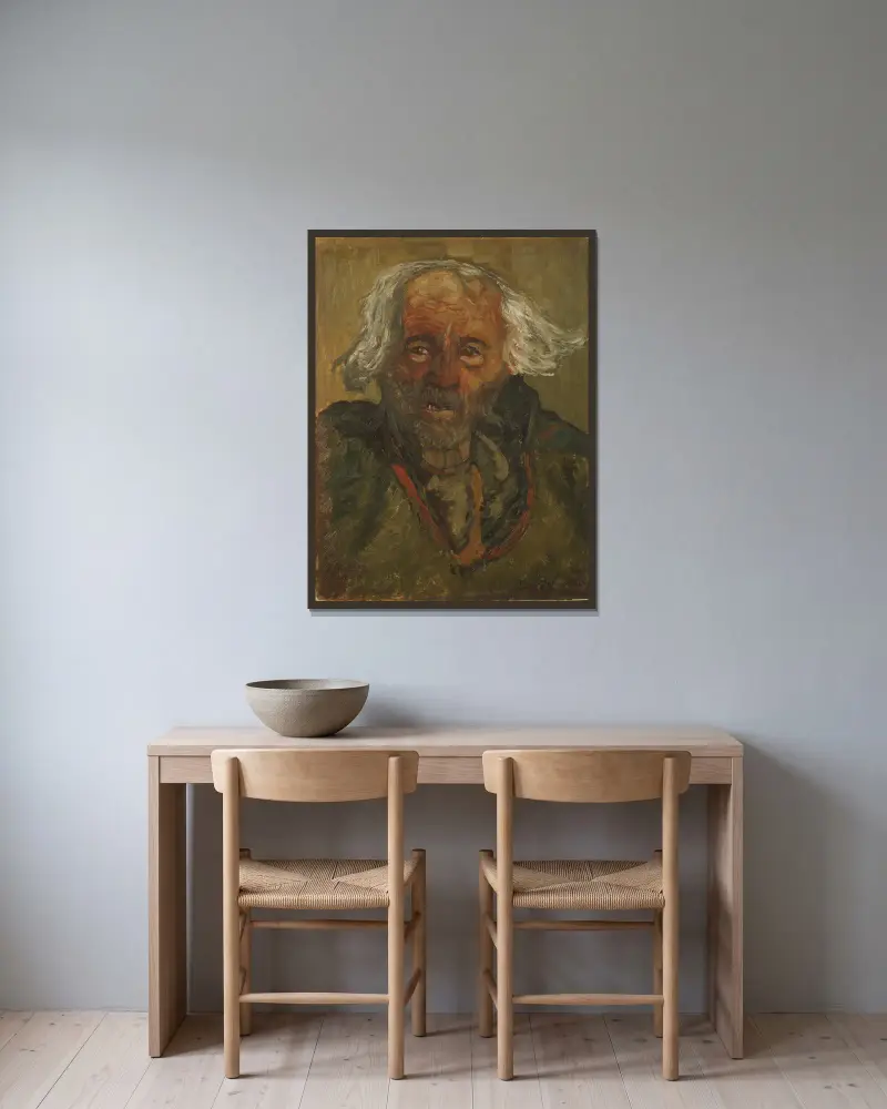 Białowłosy Lapończyk, Kvikkjokk, Helmer Osslund w ramie na ścianie