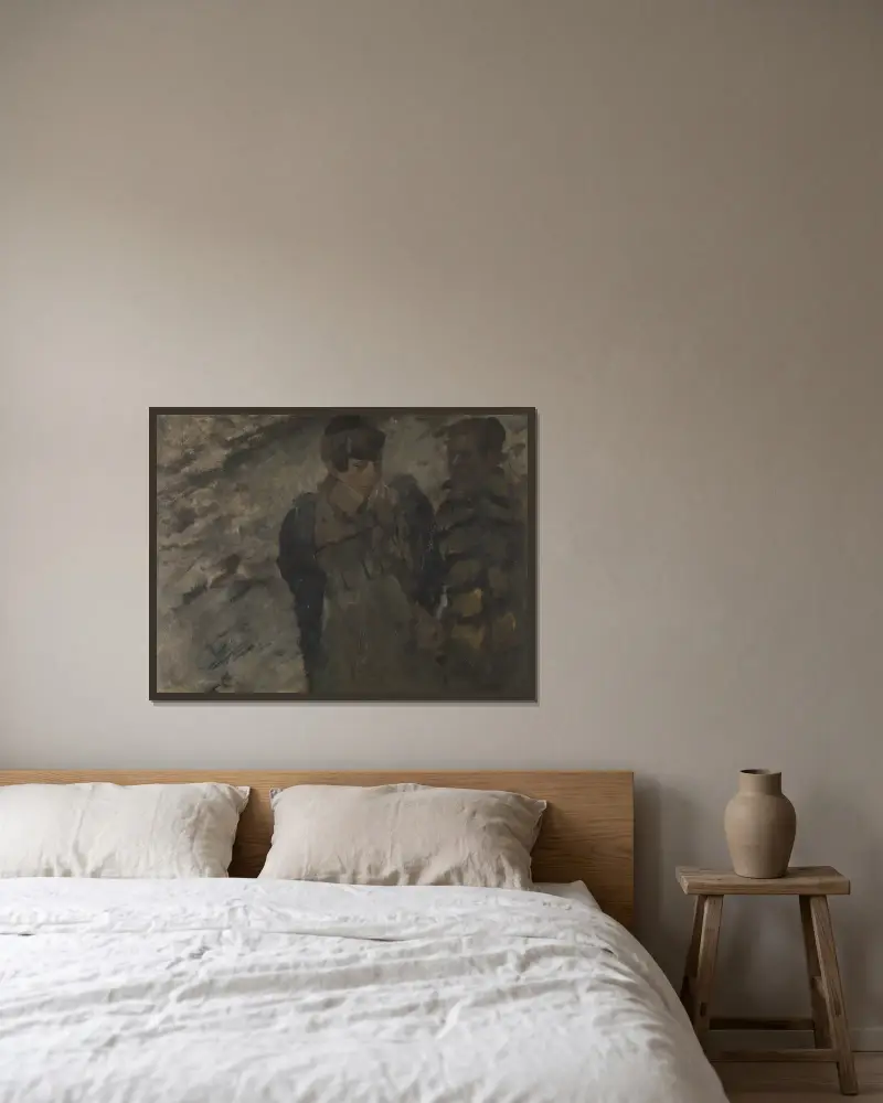 Zima, George Hendrik Breitner v rámu na stěně
