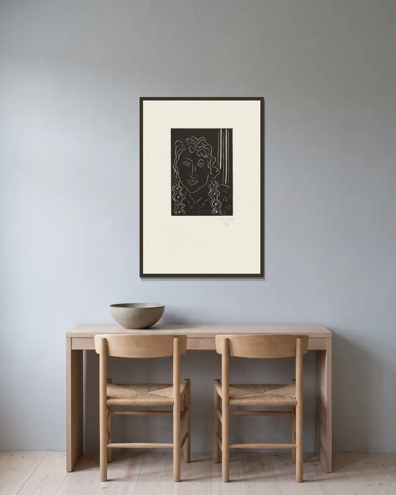 Piękna Tahitanka, Henri Matisse w ramie na ścianie