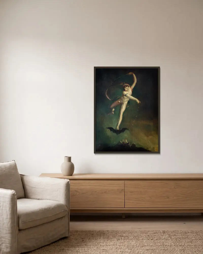 Ariel, Henry Fuseli w ramie na ścianie