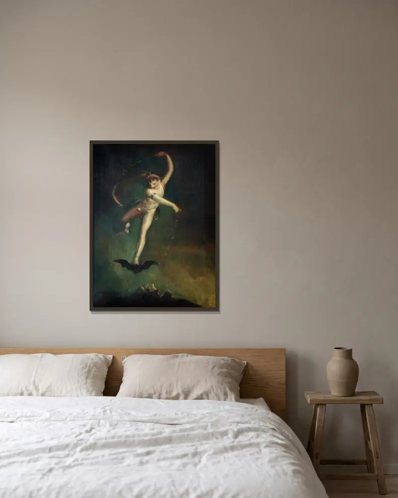 Ariel, Henry Fuseli w ramie na ścianie