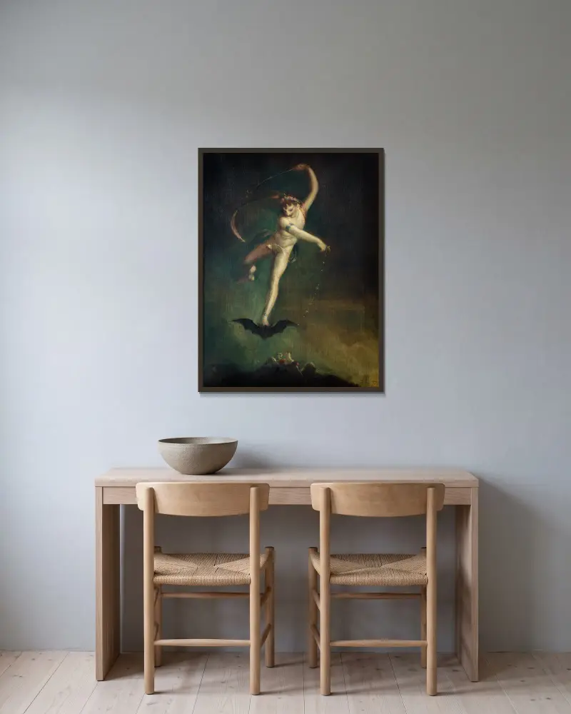 Ariel, Henry Fuseli w ramie na ścianie