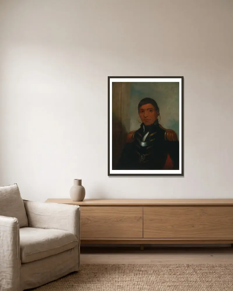 Wielki Bawół (Czipewowie), Henry Inman w ramie na ścianie