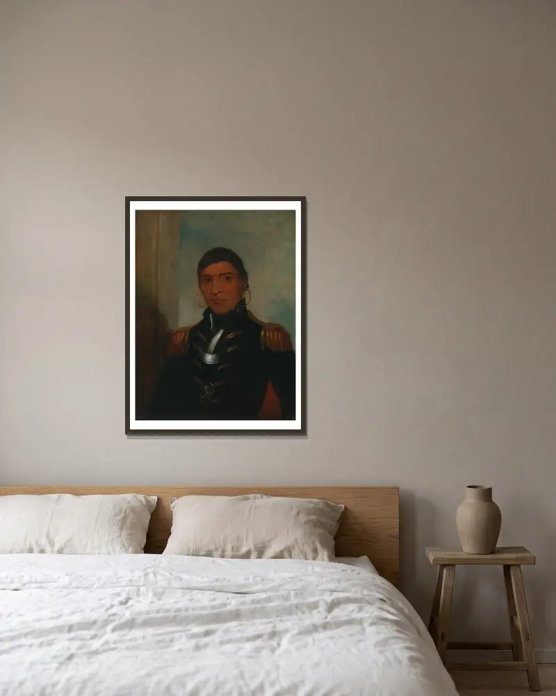 Wielki Bawół (Czipewowie), Henry Inman w ramie na ścianie