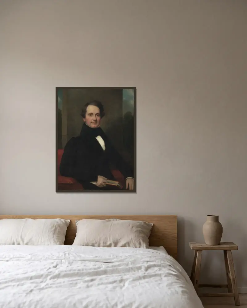 Frederic Betts, Henry Inman w ramie na ścianie