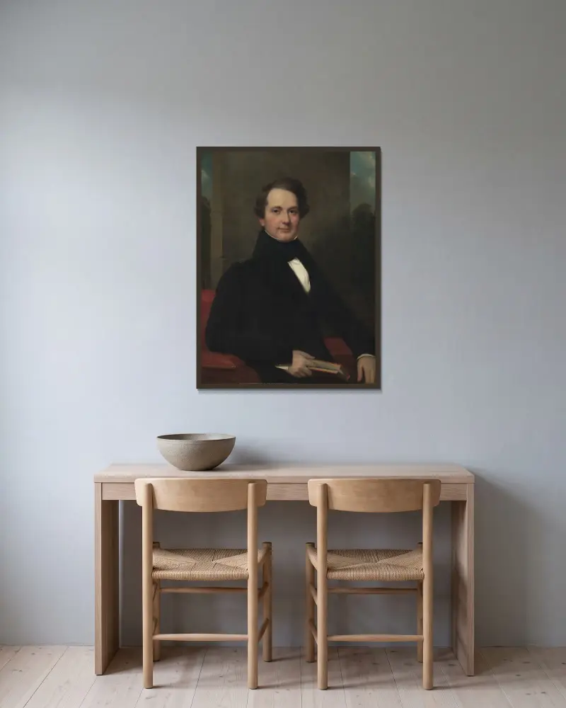 Frederic Betts, Henry Inman w ramie na ścianie