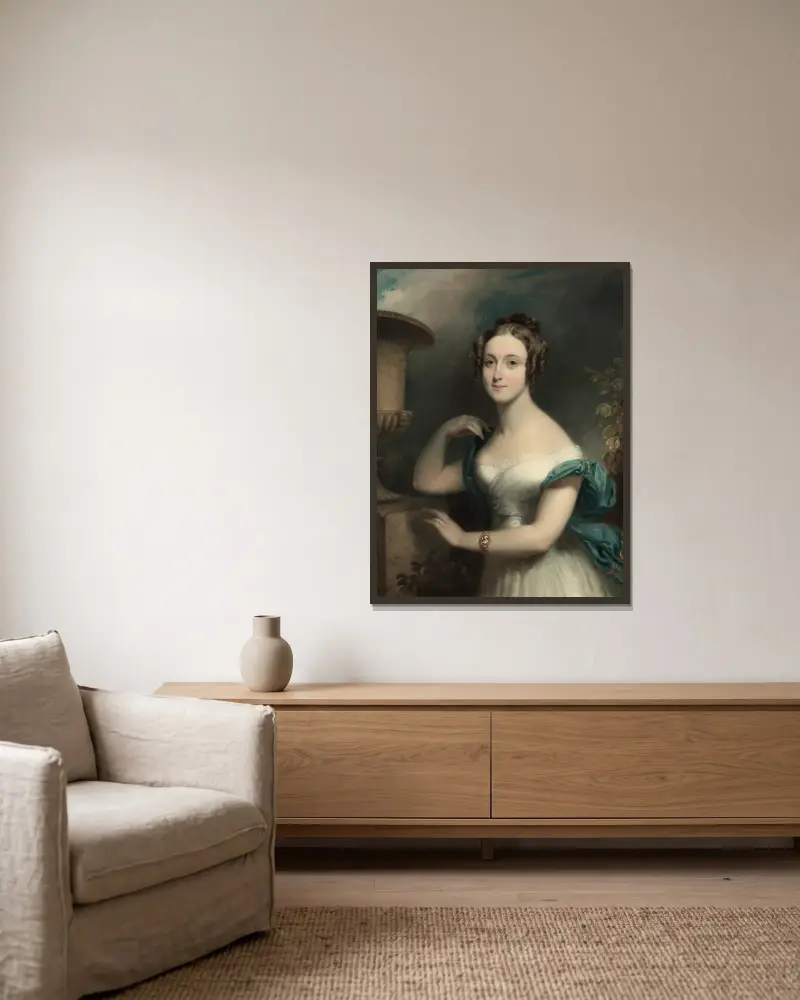 Mary Ward Betts, Henry Inman v rámu na stěně