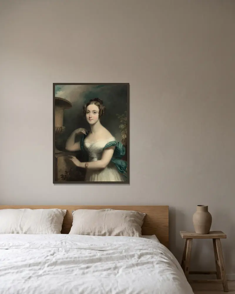 Mary Ward Betts, Henry Inman v rámu na stěně