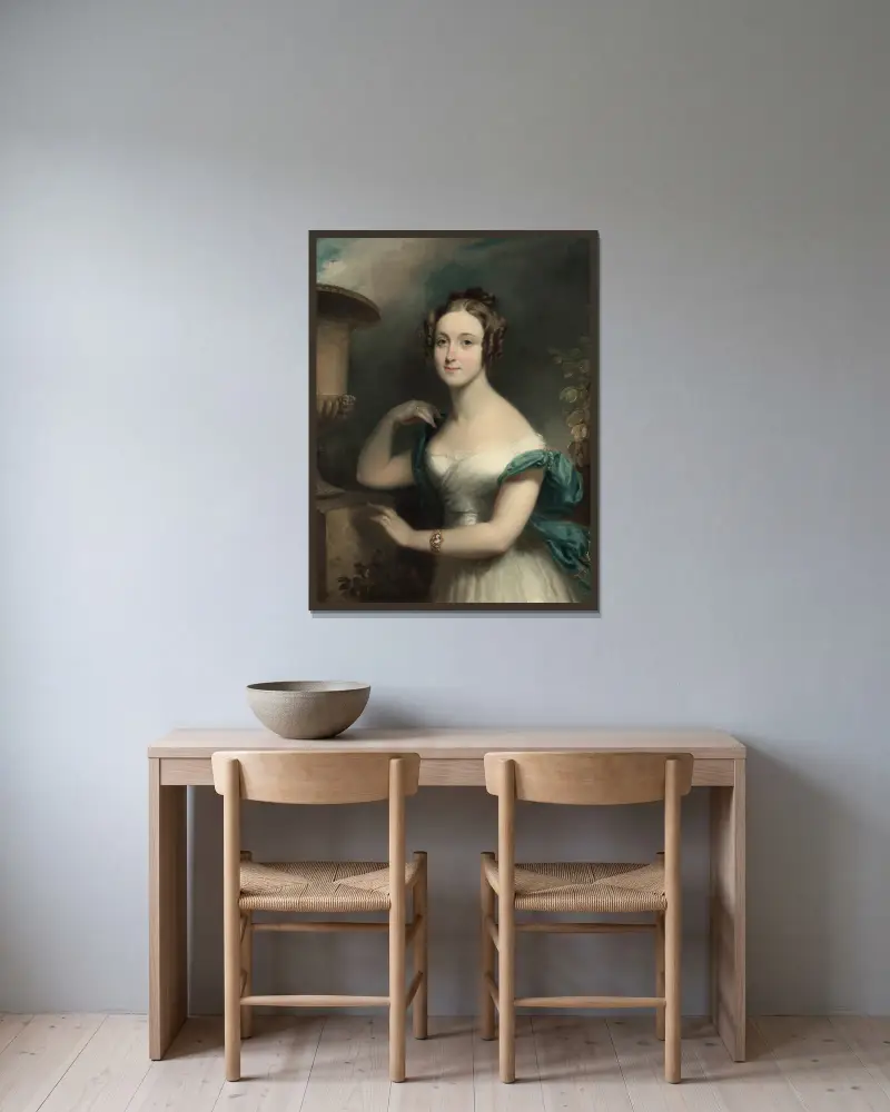 Mary Ward Betts, Henry Inman v rámu na stěně