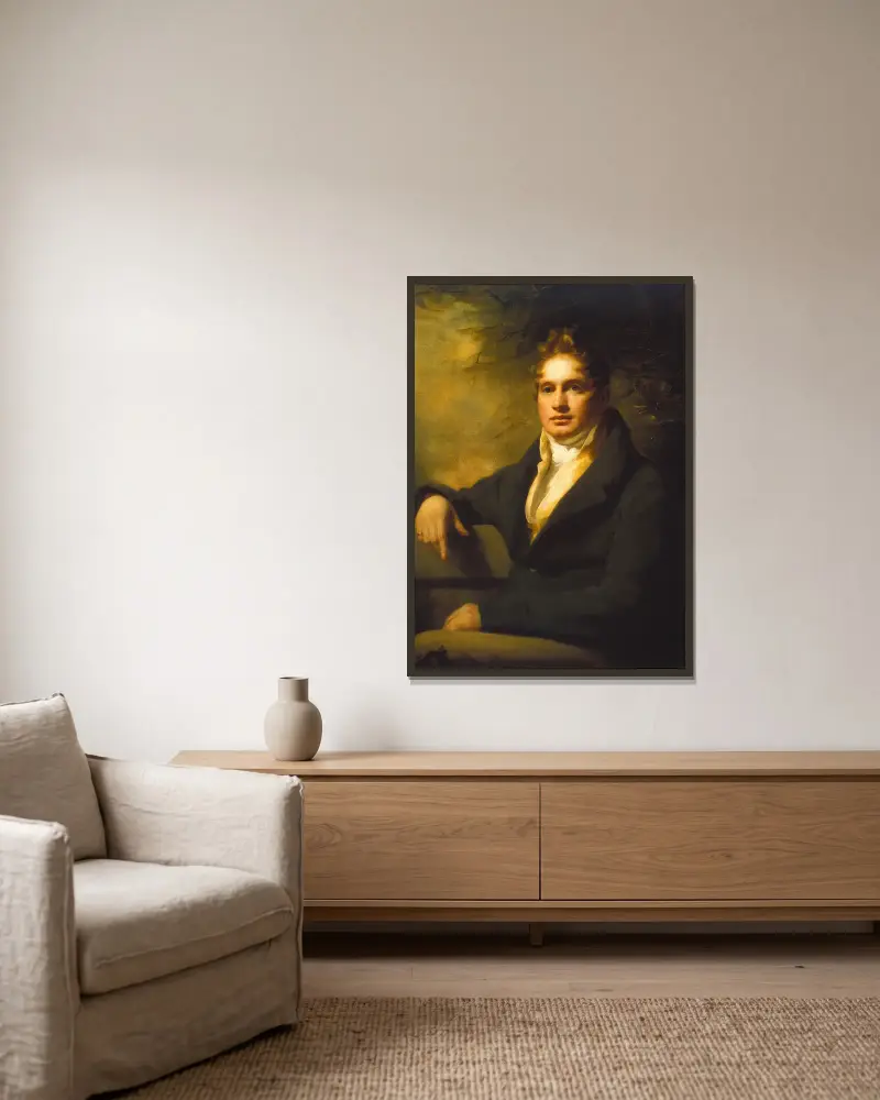 Alexander Murray, 8th Baron Elibank av Sir Henry Raeburn inramad på en vägg