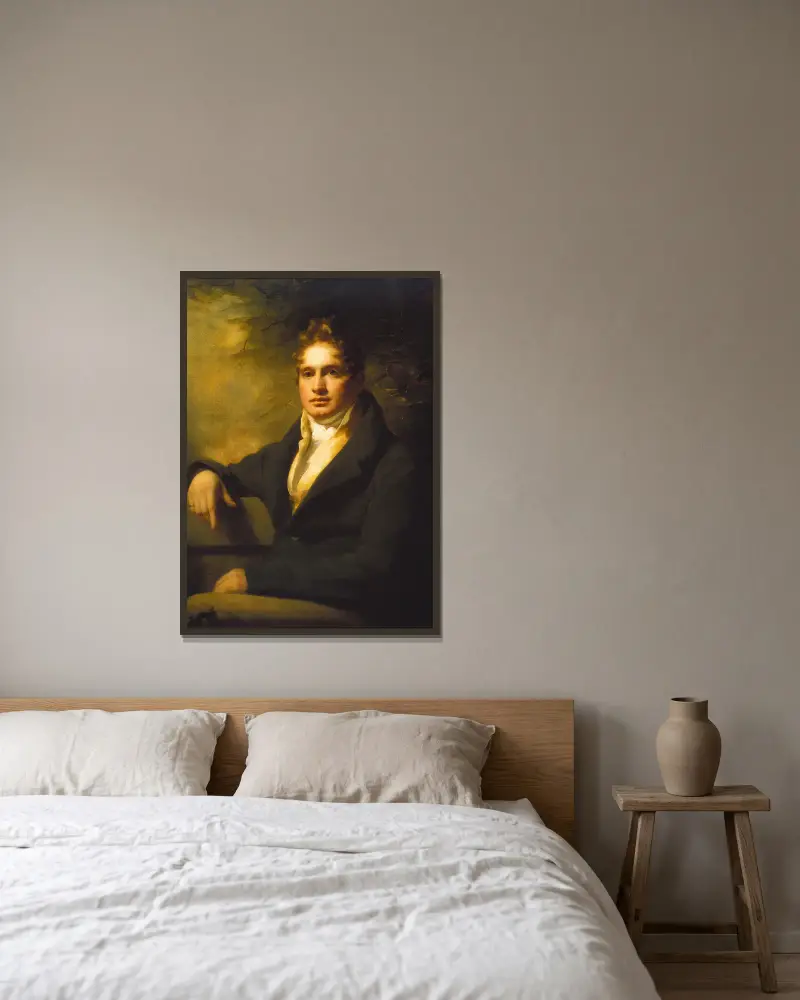 Alexander Murray, 8th Baron Elibank av Sir Henry Raeburn inramad på en vägg