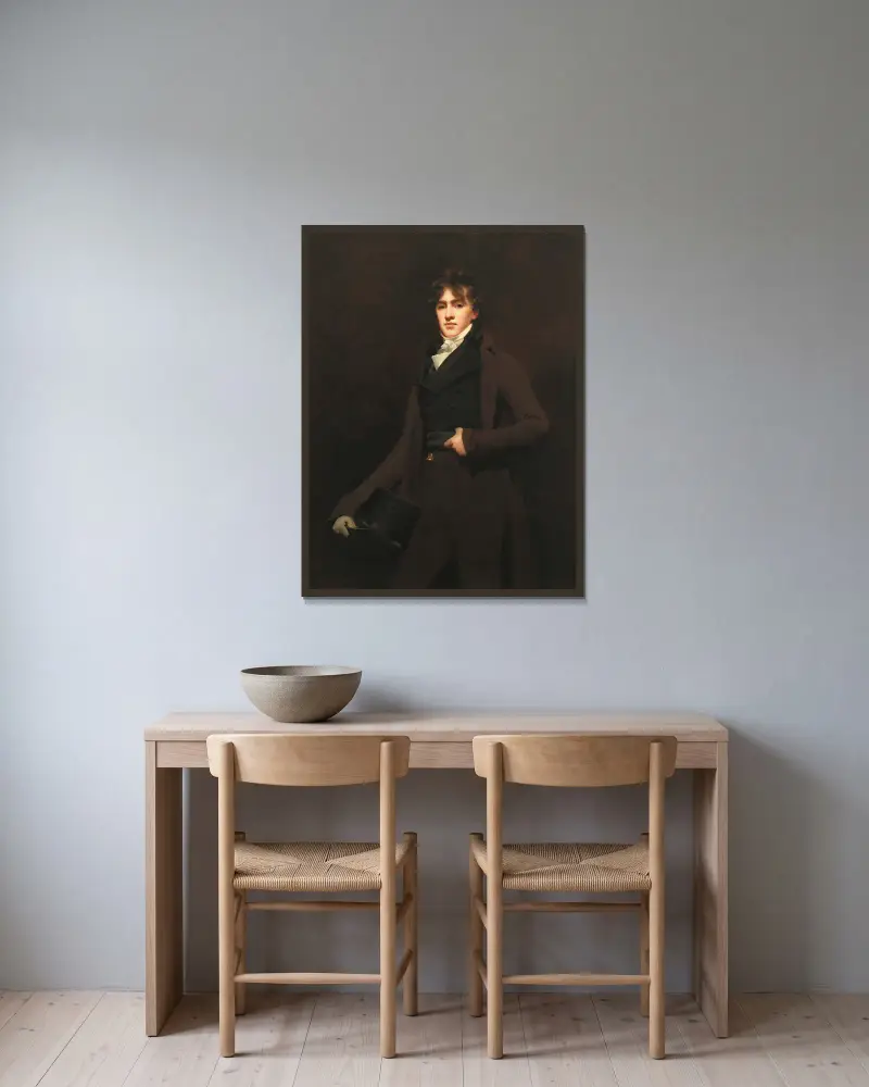 Henry David Erskine, Twelfth Earl of Buchan av Sir Henry Raeburn inramad på en vägg
