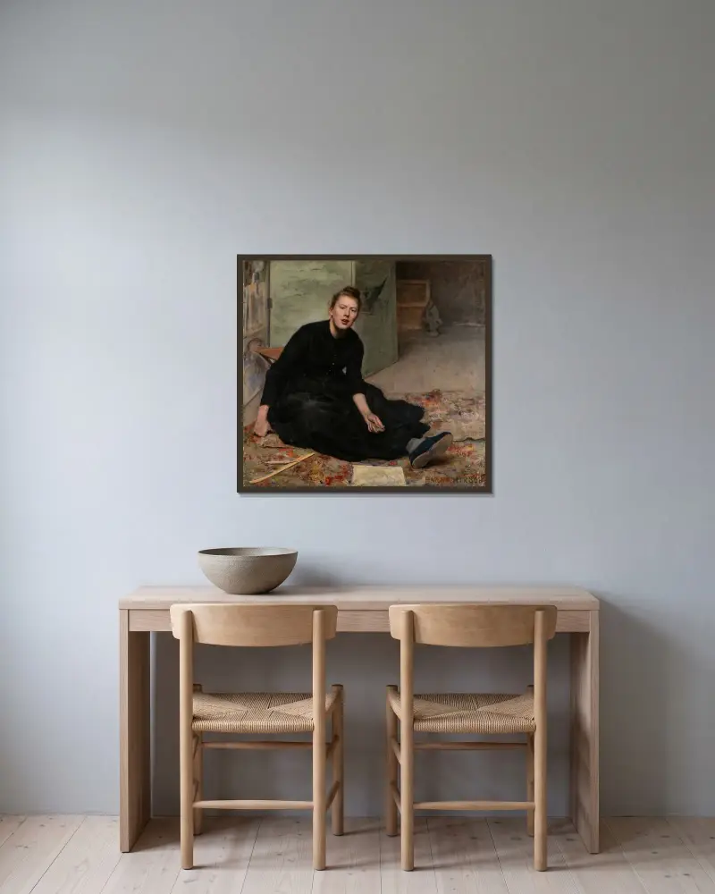 Venny Soldan-Brofeldt, Artist, Hanna Hirsch-Pauli v rámu na stěně
