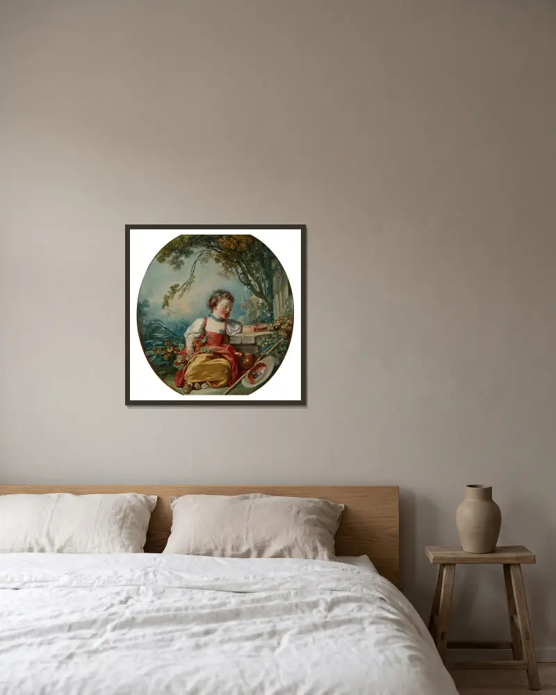 Mały pielgrzym, Jean-Honoré Fragonard w ramie na ścianie