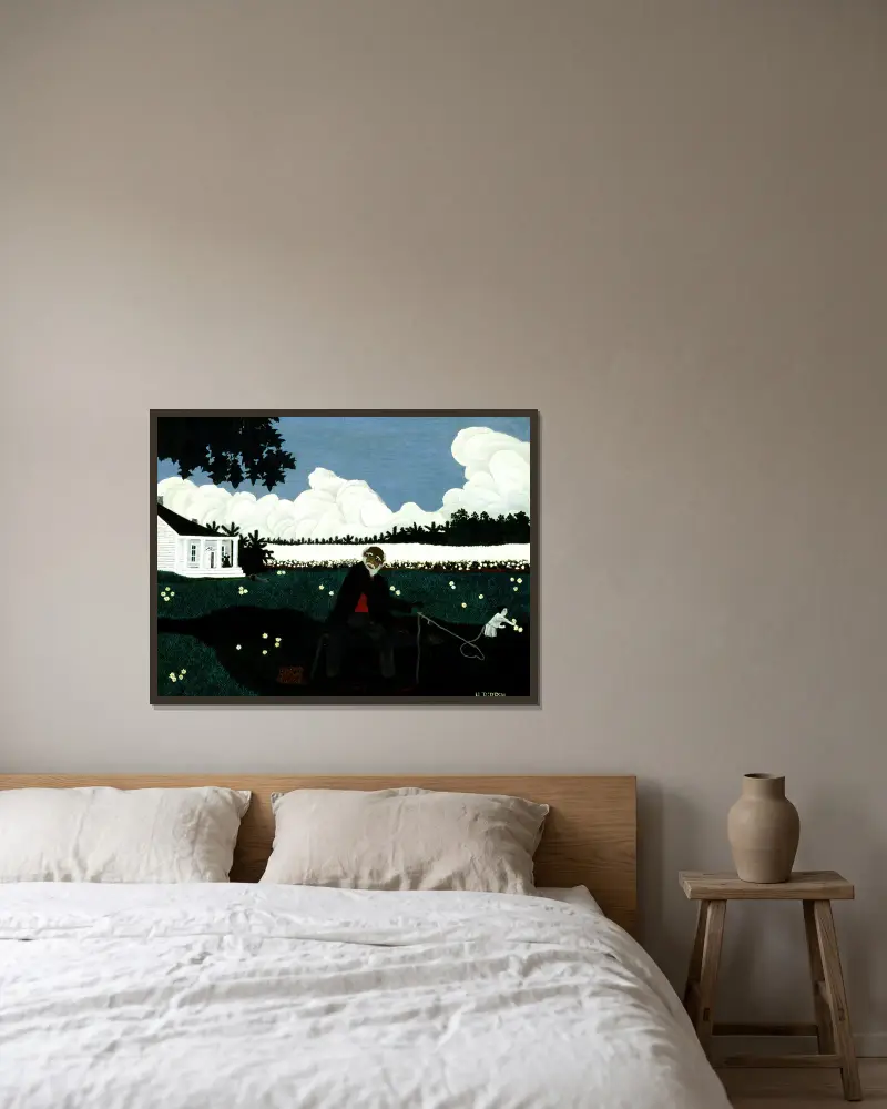 Old Black Joe, Horace Pippin v rámu na stěně
