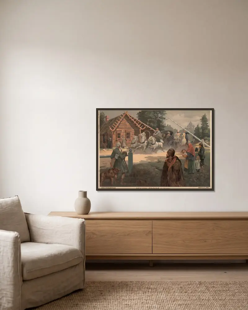 Chladná oblast (Rusko), Frederic Hugo d’Alési v rámu na stěně