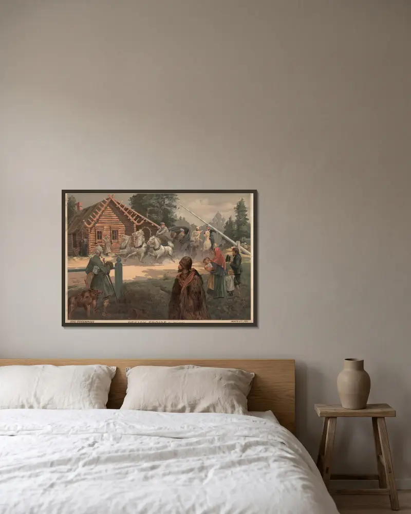 Chladná oblast (Rusko), Frederic Hugo d’Alési v rámu na stěně