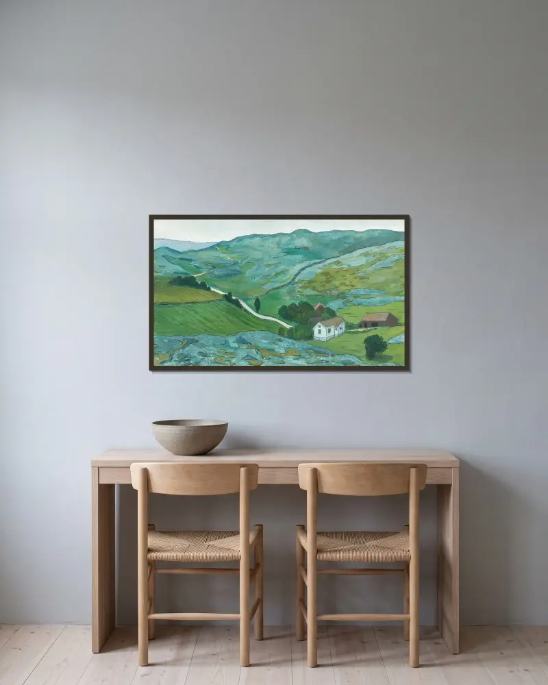 Waste Land, Ivar Arosenius w ramie na ścianie