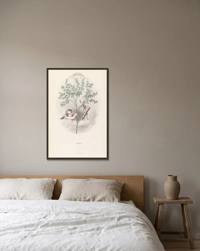 Myrte von J. J. Grandville gerahmt an einer Wand
