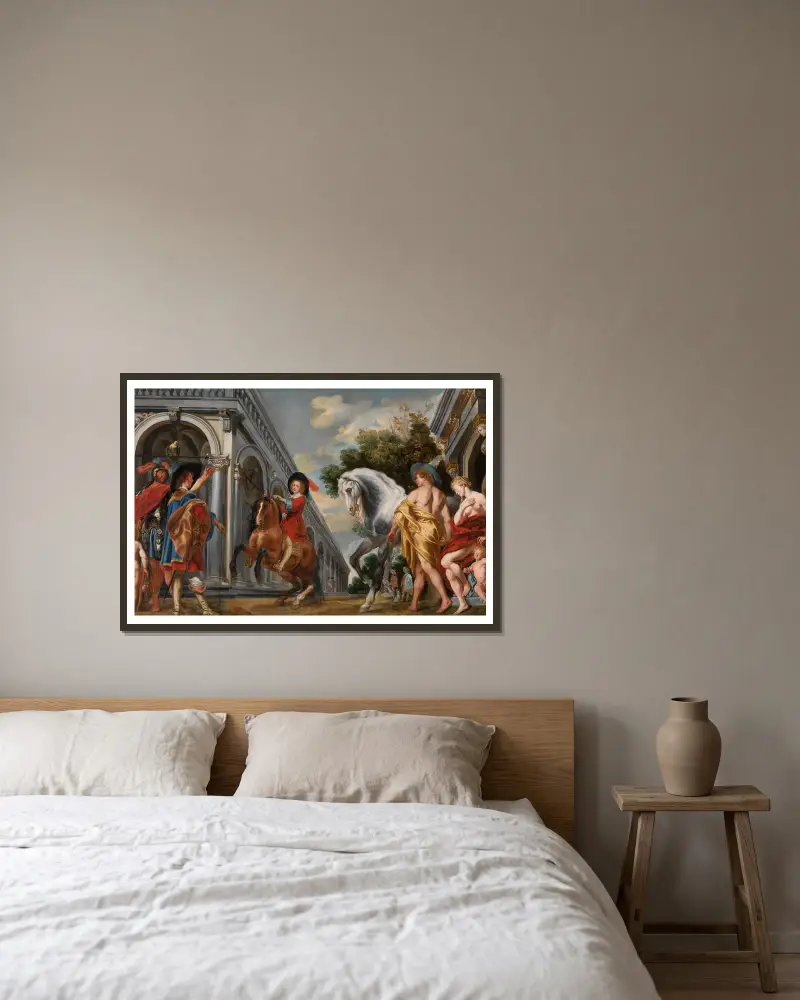 Levade, Jacob Jordaens w ramie na ścianie