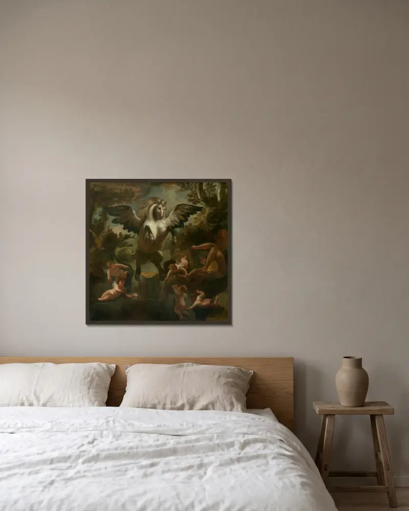 Pegaz, Jacob Jordaens w ramie na ścianie