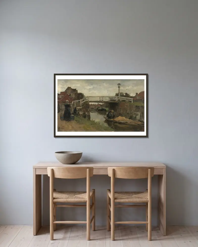 Most, Jacob Maris v rámu na stěně