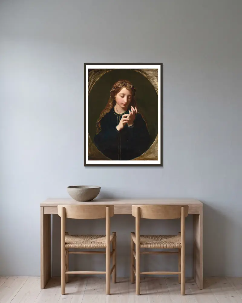 Odległe wspomnienia, James Sant w ramie na ścianie
