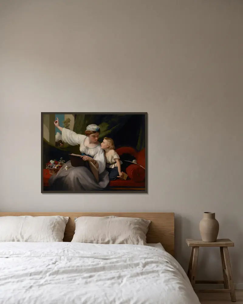 The Fairy Tale av James Sant inramad på en vägg