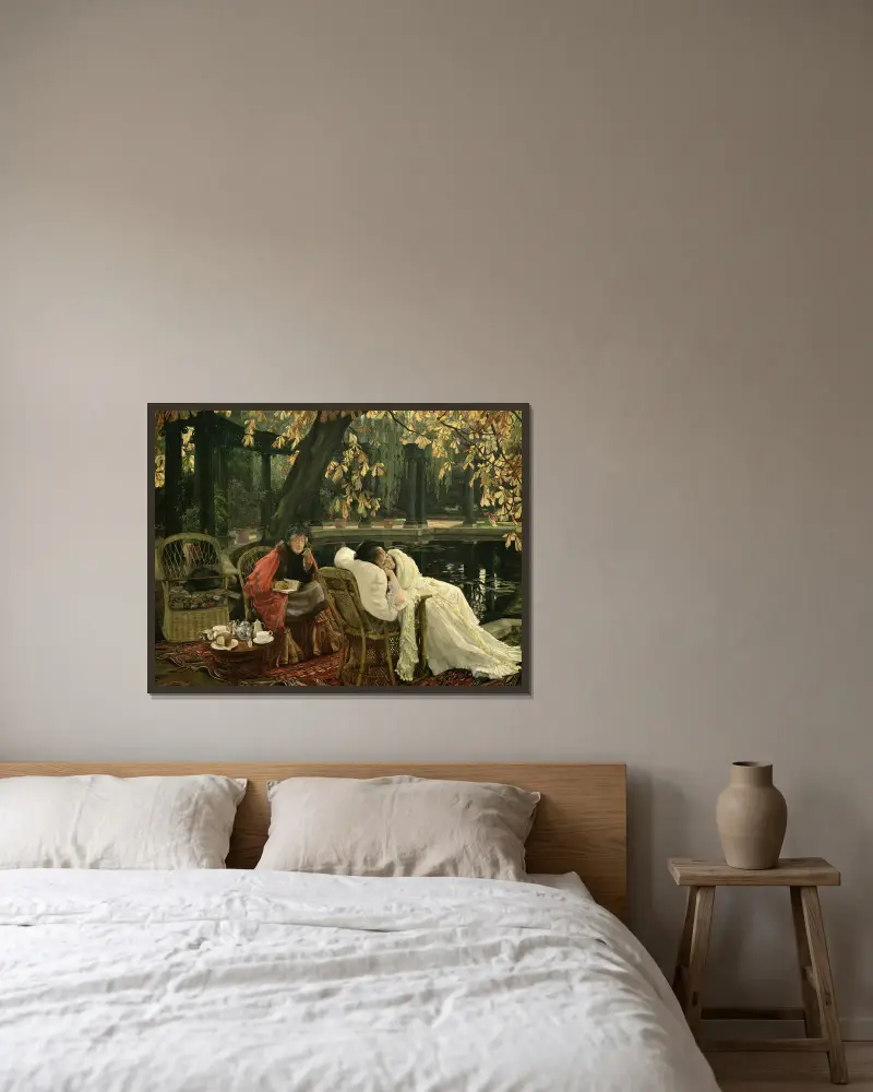 Rekonwalescent, James Tissot w ramie na ścianie