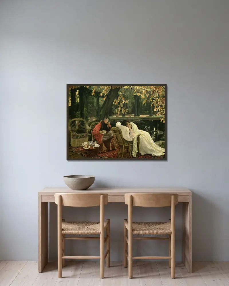Rekonwalescent, James Tissot w ramie na ścianie