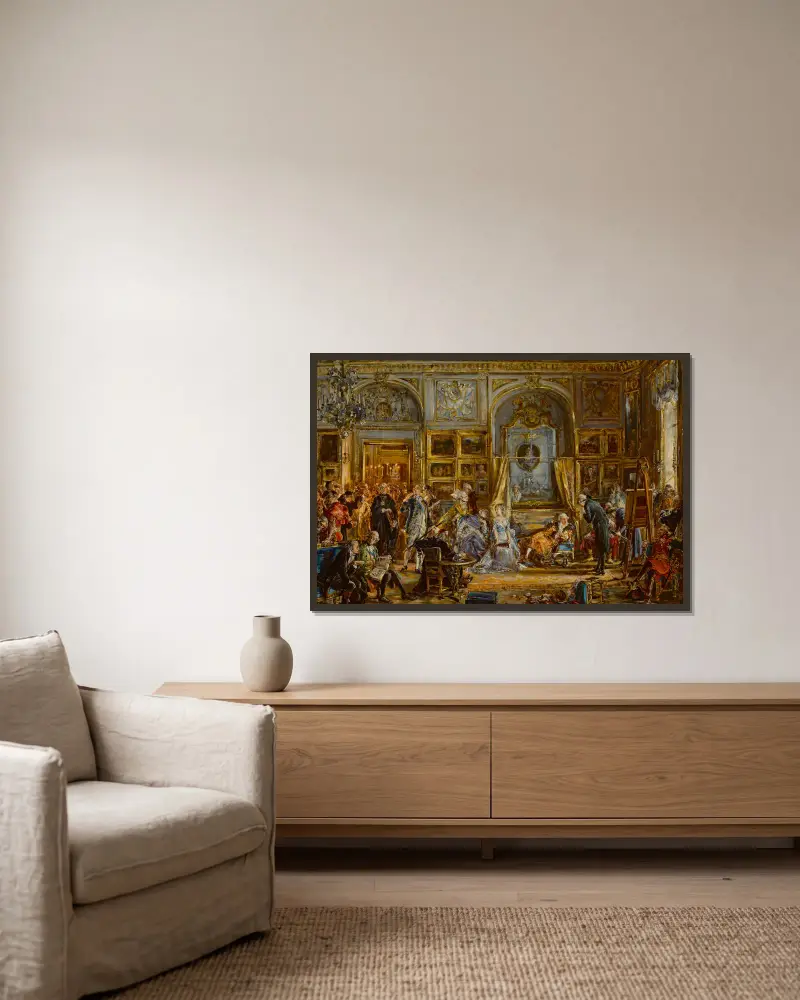 Konstytucja 3 maja. Sejm Czteroletni. Komisja Edukacji Narodowej. Rozbiór 1795, Jan Matejko w ramie na ścianie