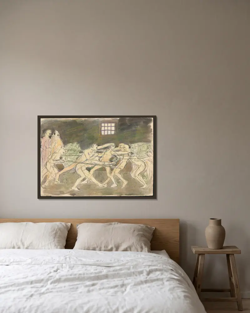 Sie weigern sich, es herzugeben von Jan Rembowski gerahmt an einer Wand