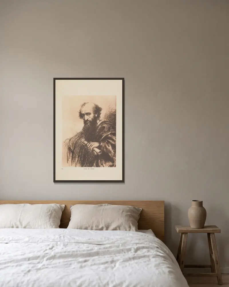 Paulus von Tarsus von Jan Styka gerahmt an einer Wand