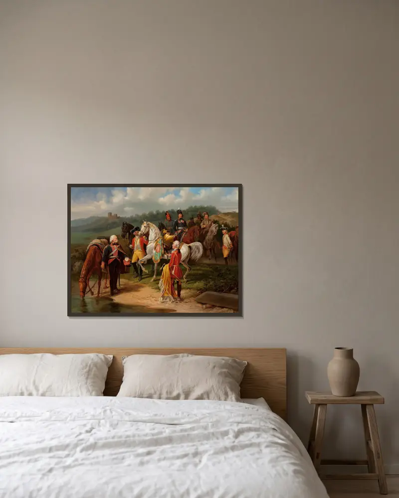 Mohort – königliches Geschenk von January Suchodolski gerahmt an einer Wand