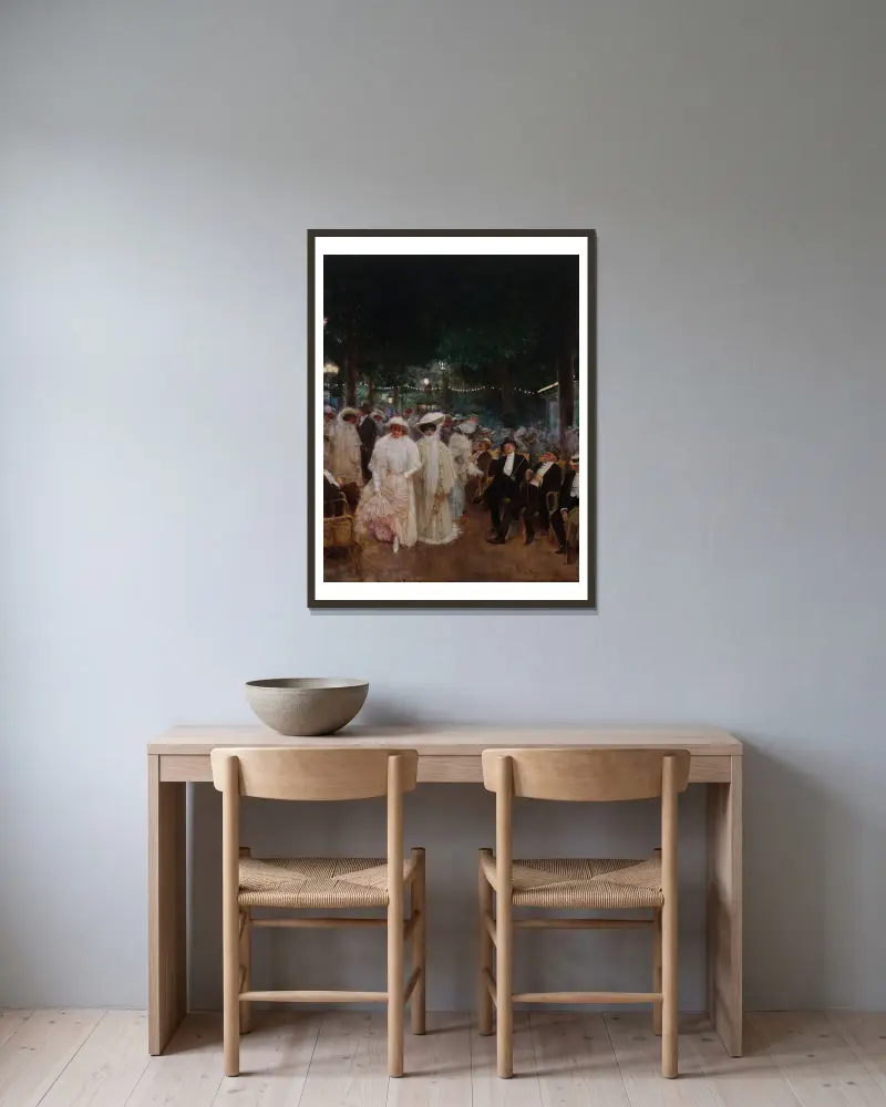 Krásné noci, Jean Béraud v rámu na stěně