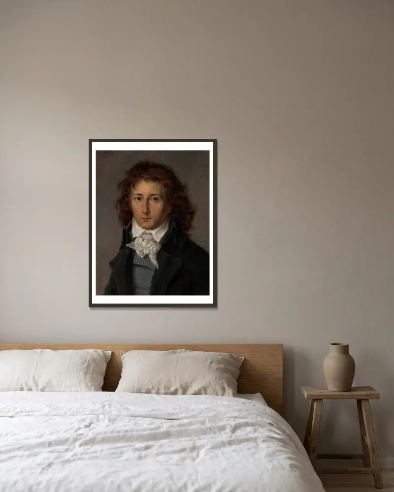 François Gérard (1770–1837), senare baron Gérard av Antoine-Jean Gros inramad på en vägg